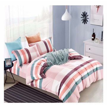 Bedroom Set 4 pcs Bed Sheet Room washed cotton Jacquard Technics Style duvet cover